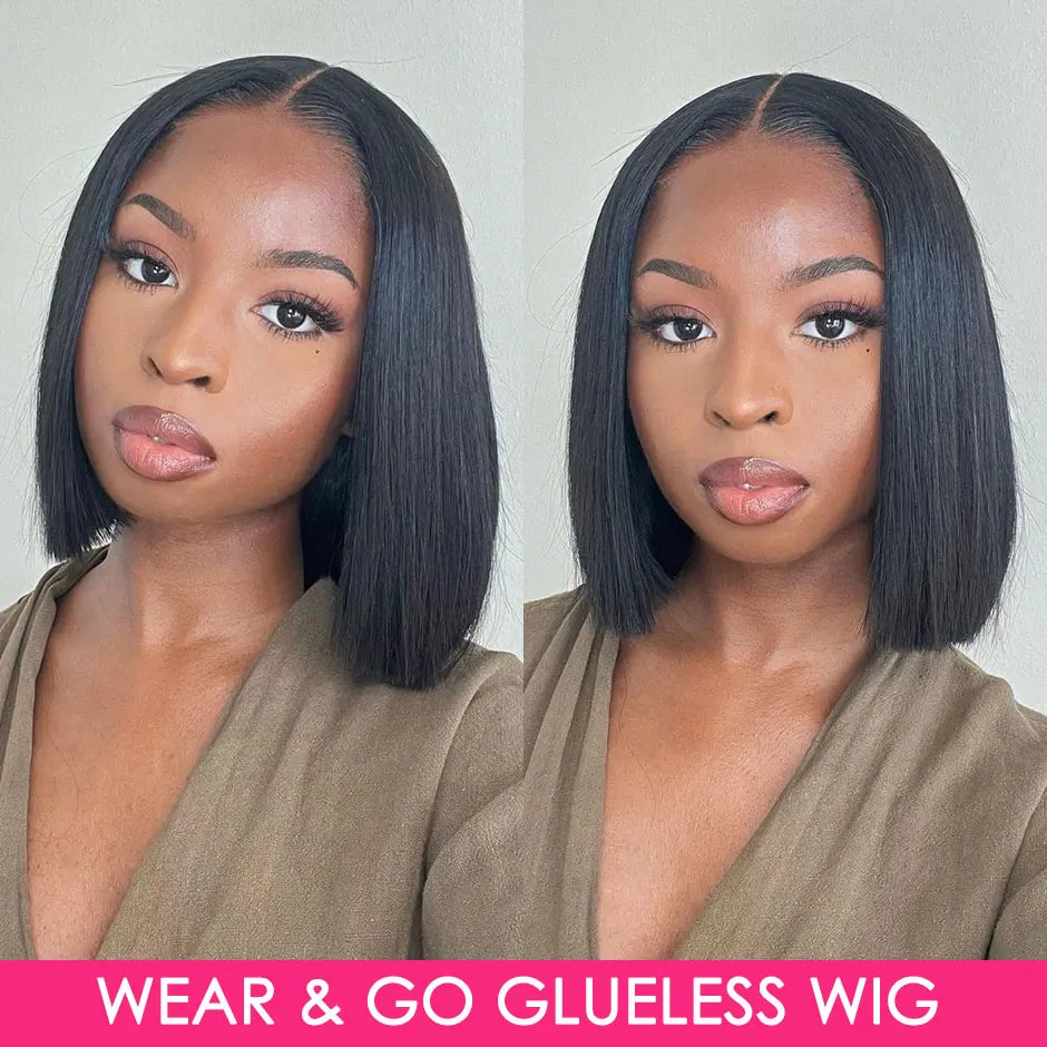 Wear Go Bob Wigs For Women Human Hair 180%